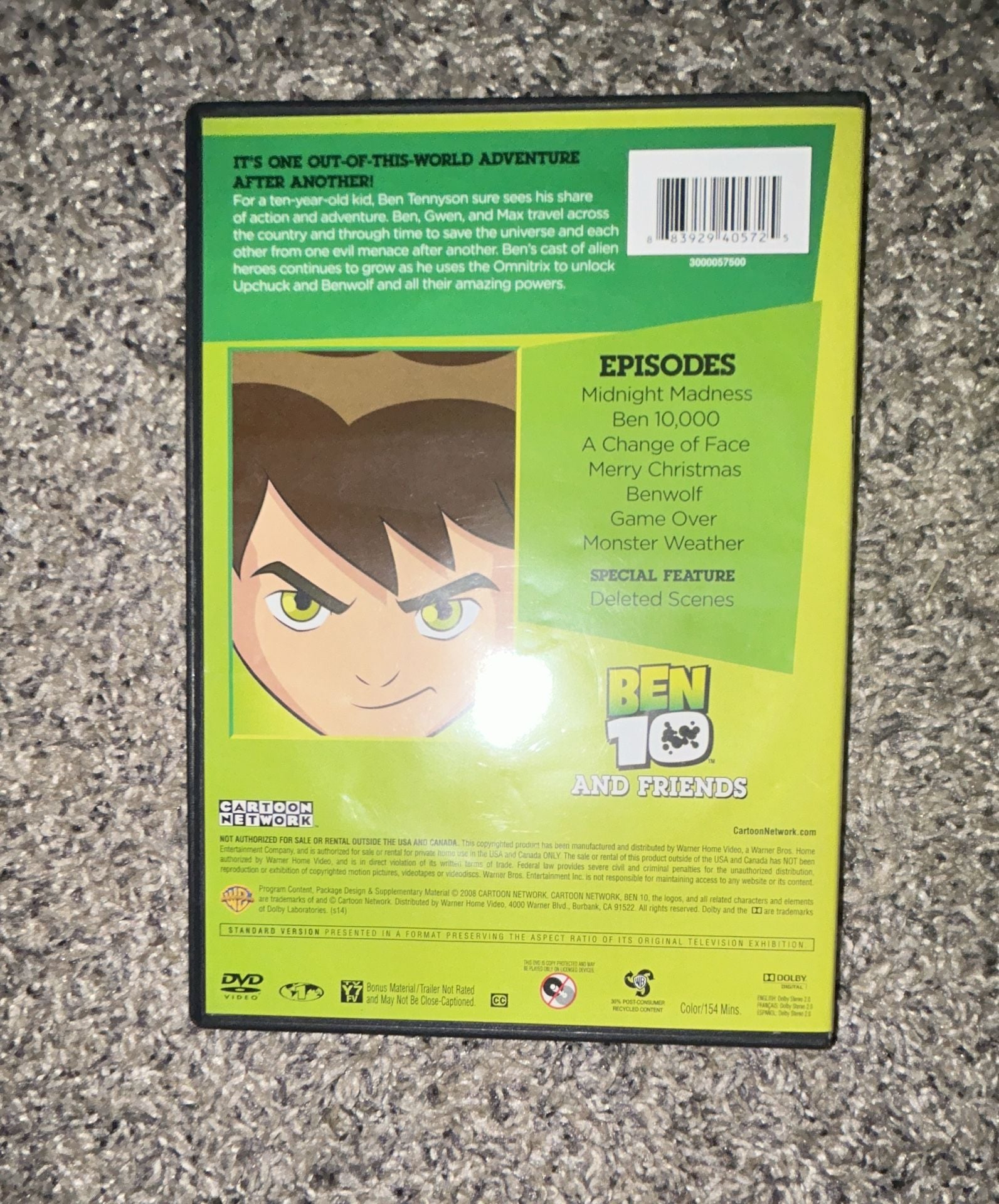 Ben 10 And Friends DVD Cartoon Network 2