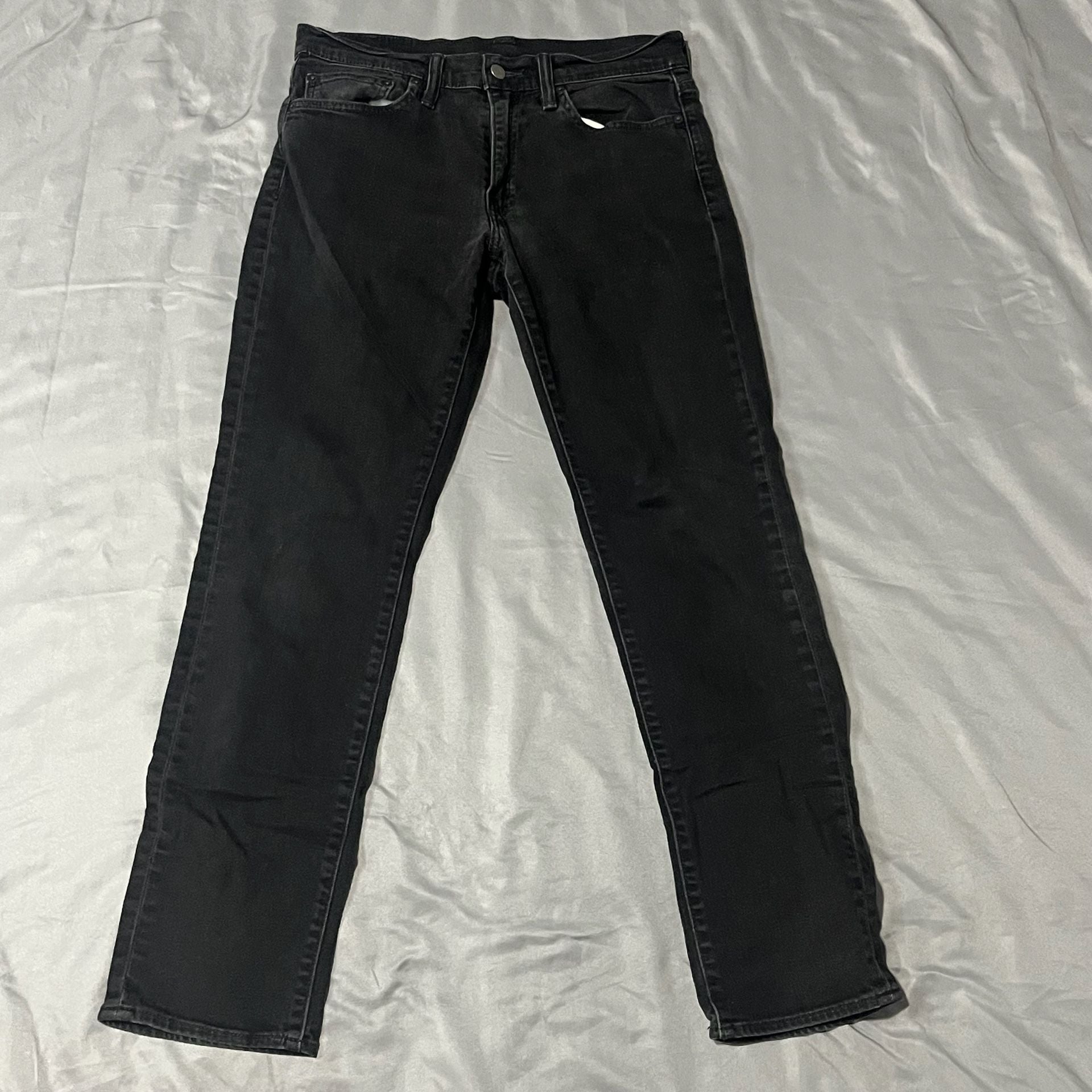 Levi's 511 Slim Jeans W32 L32 Black Denim 2