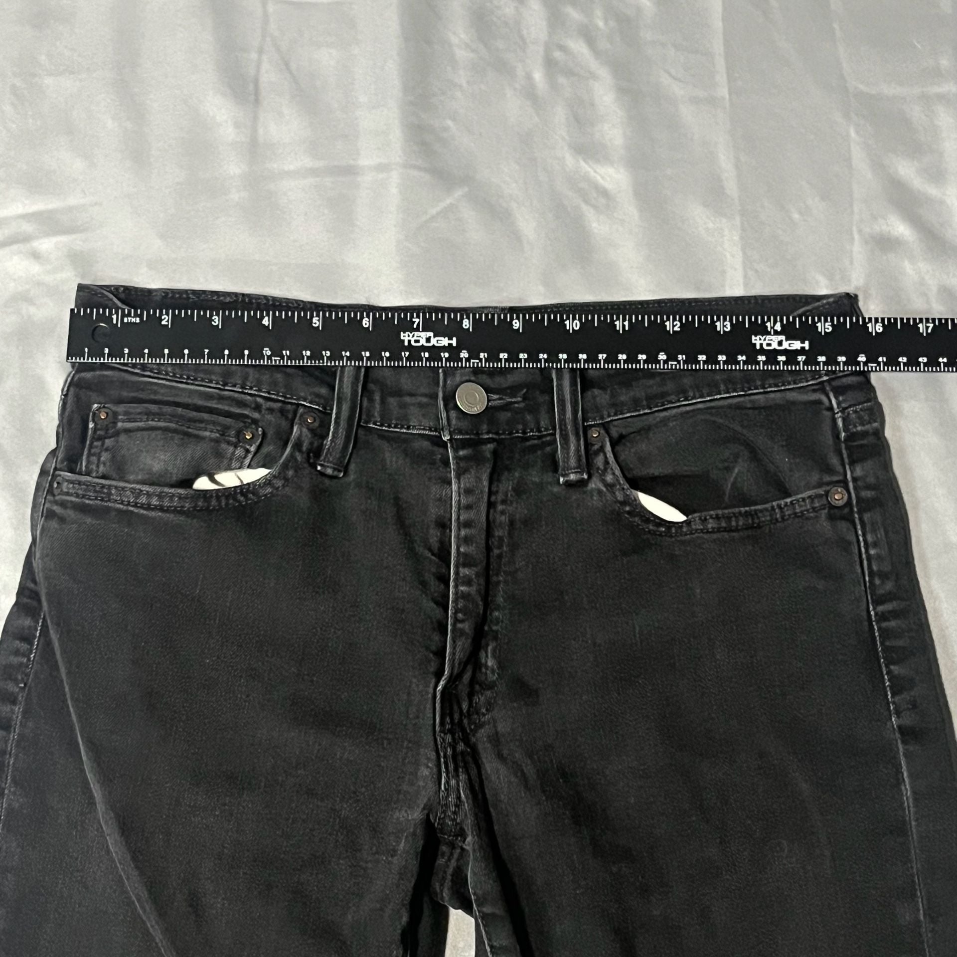 Levi's 511 Slim Jeans W32 L32 Black Denim 5