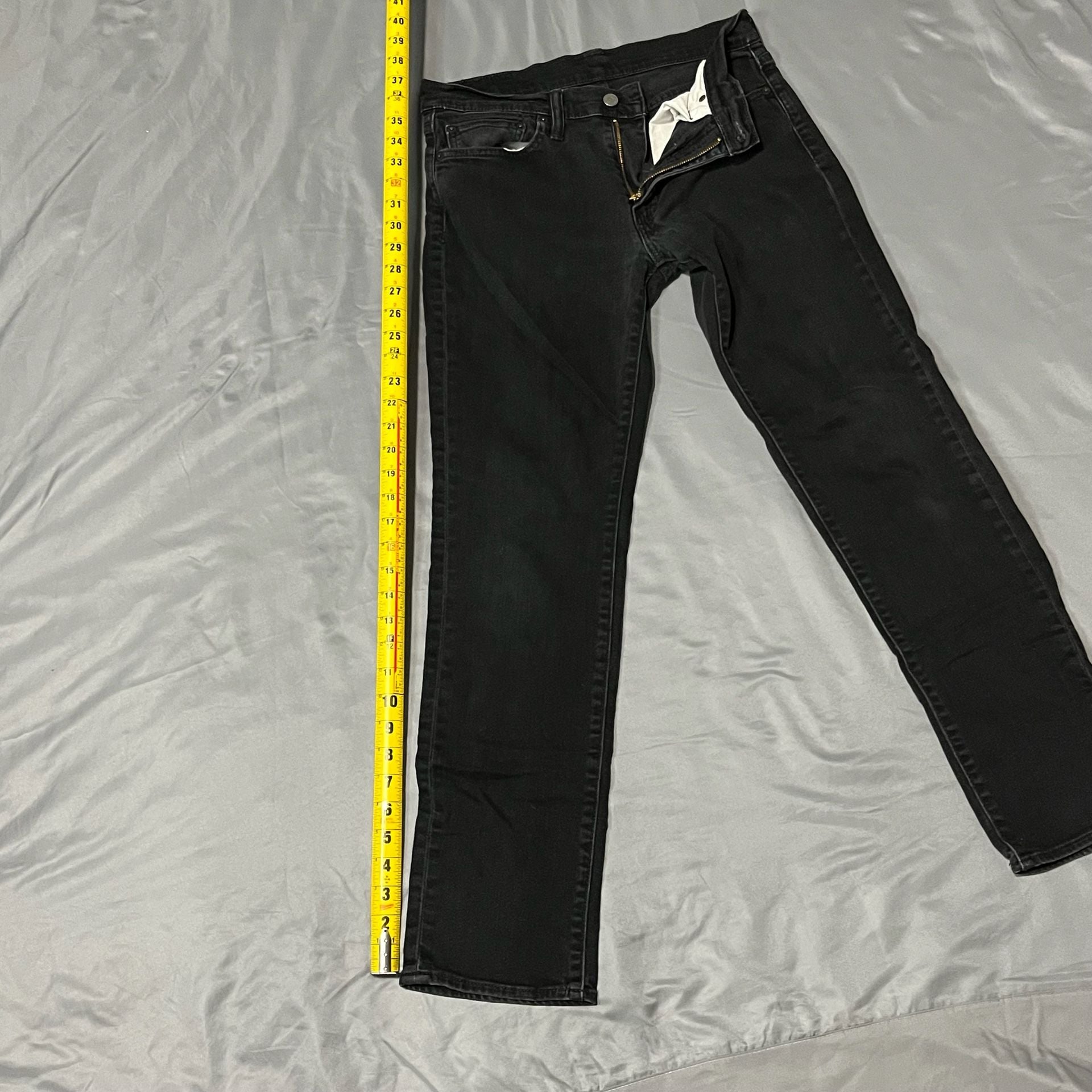 Levi's 511 Slim Jeans W32 L32 Black Denim 6