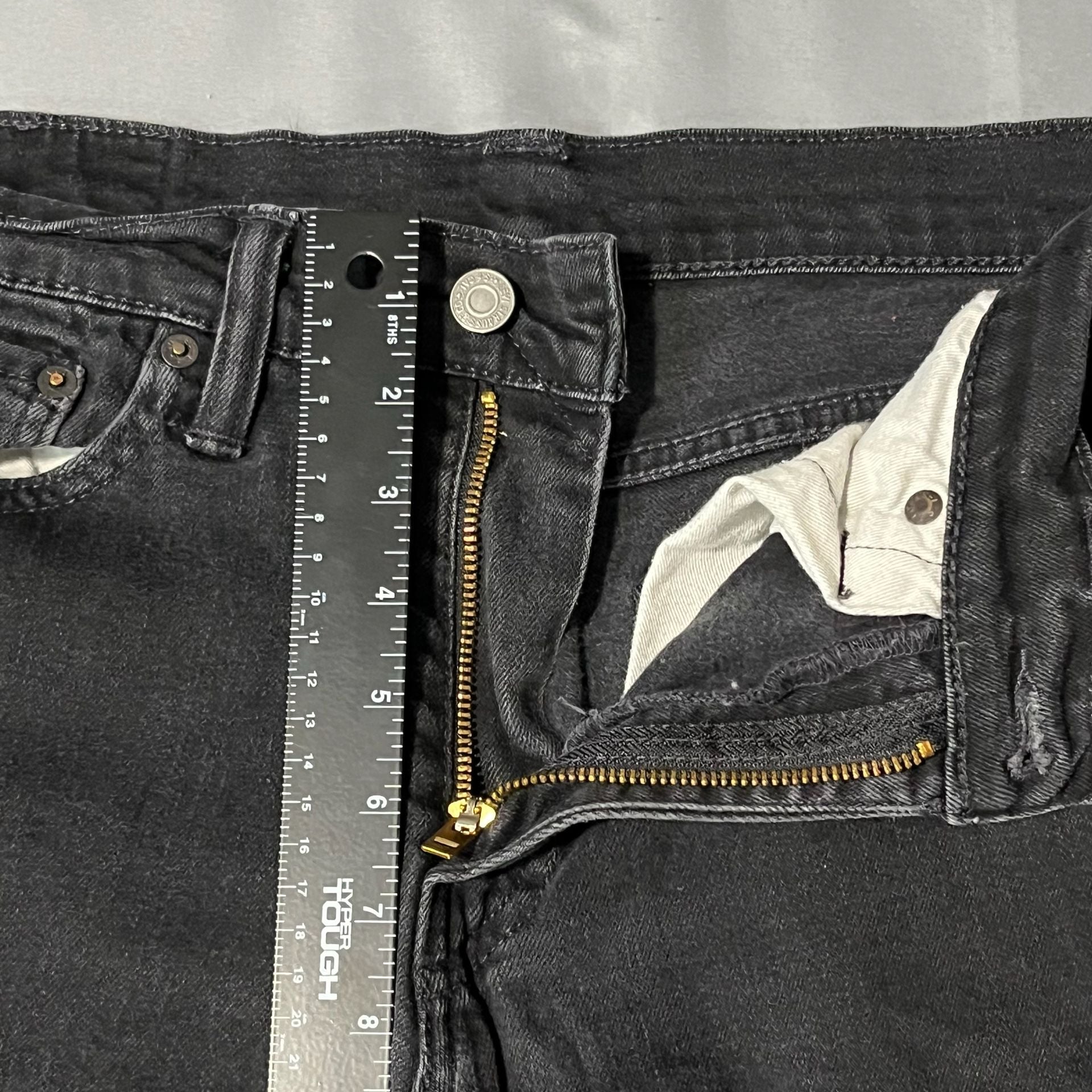 Levi's 511 Slim Jeans W32 L32 Black Denim 7