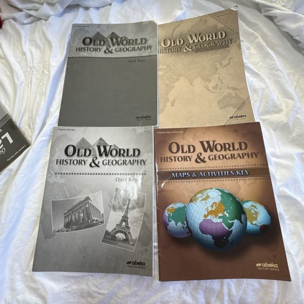 Abeka Old World History And Geography Grade 5 Teacher Keys Set
