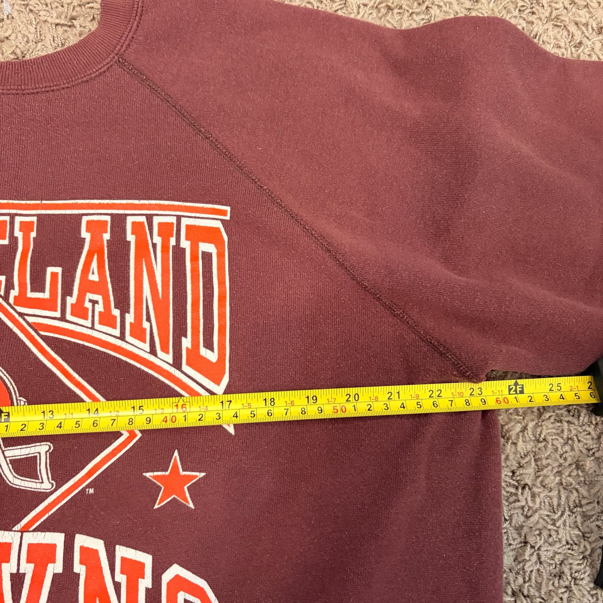 NFL Vintage Cleveland Browns Crewneck Sweatshirt Brown 5