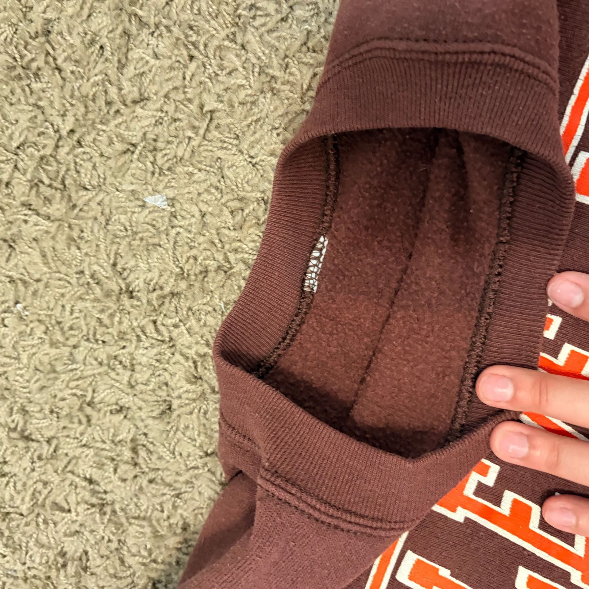 NFL Vintage Cleveland Browns Crewneck Sweatshirt Brown 4