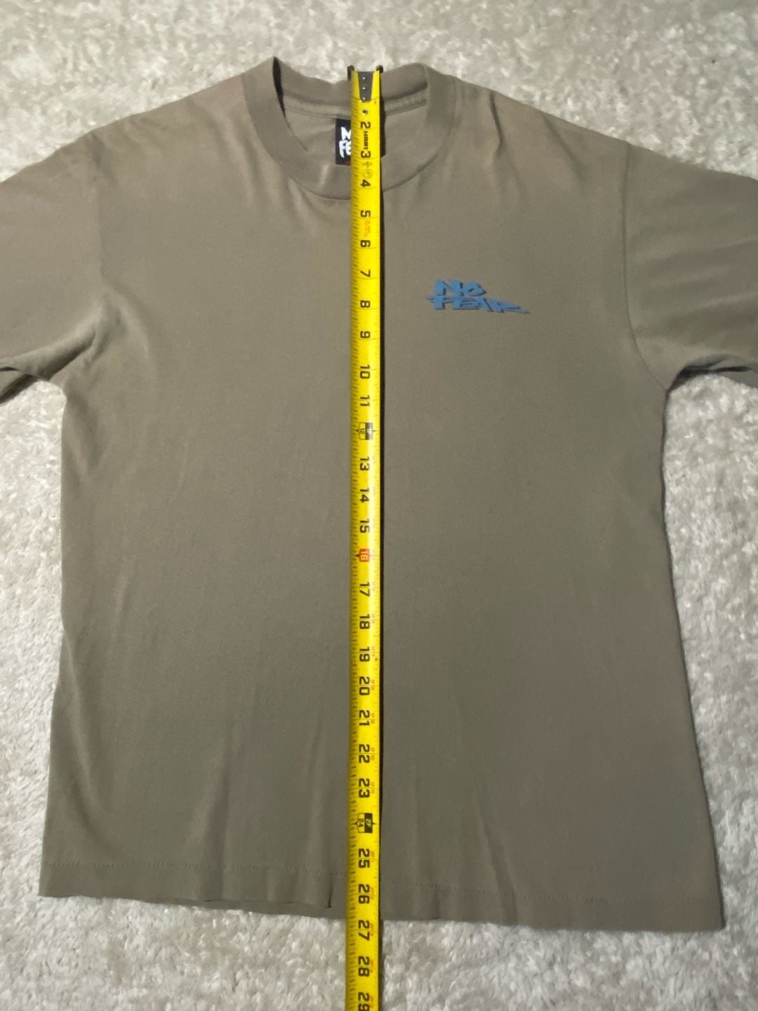 90s Vintage No Fear It's Simple T-Shirt Size Medium Tan 9
