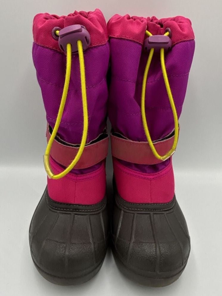 Columbia Snow Boots Pink Purple Waterproof Size 1 Youth
#886 4