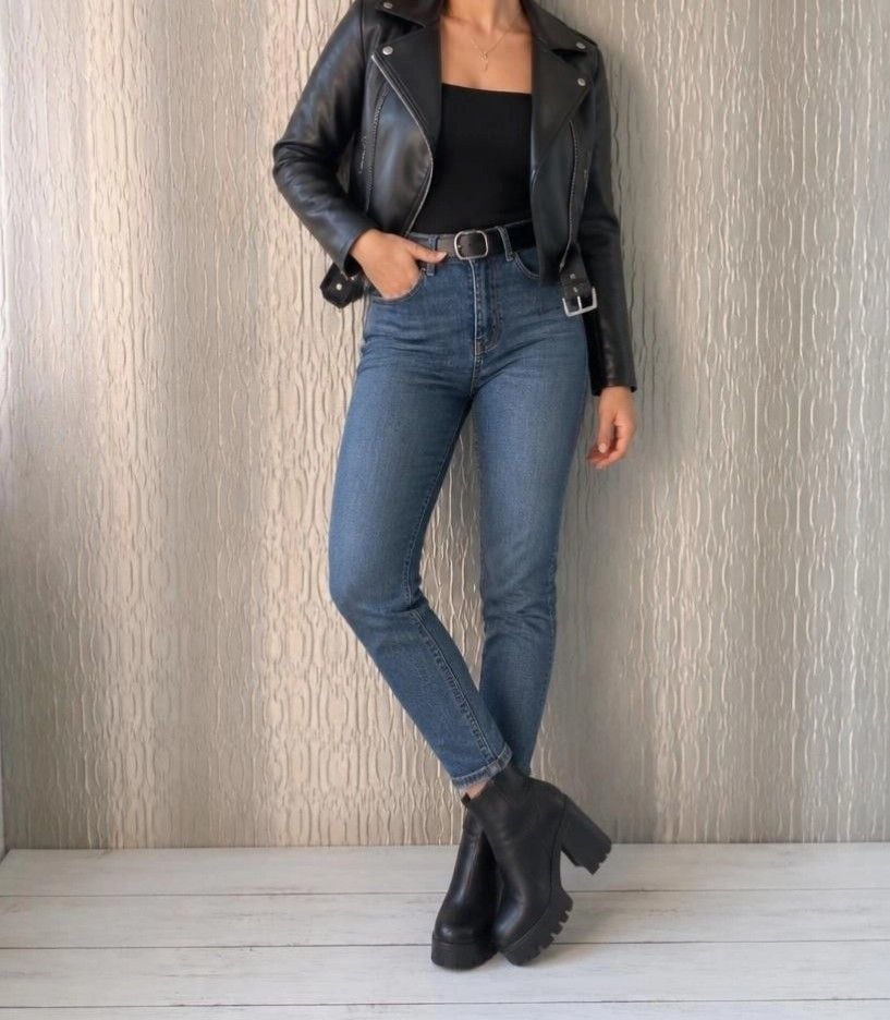 Guess Jolting Block Heel Boots Black Size 7.5 7
