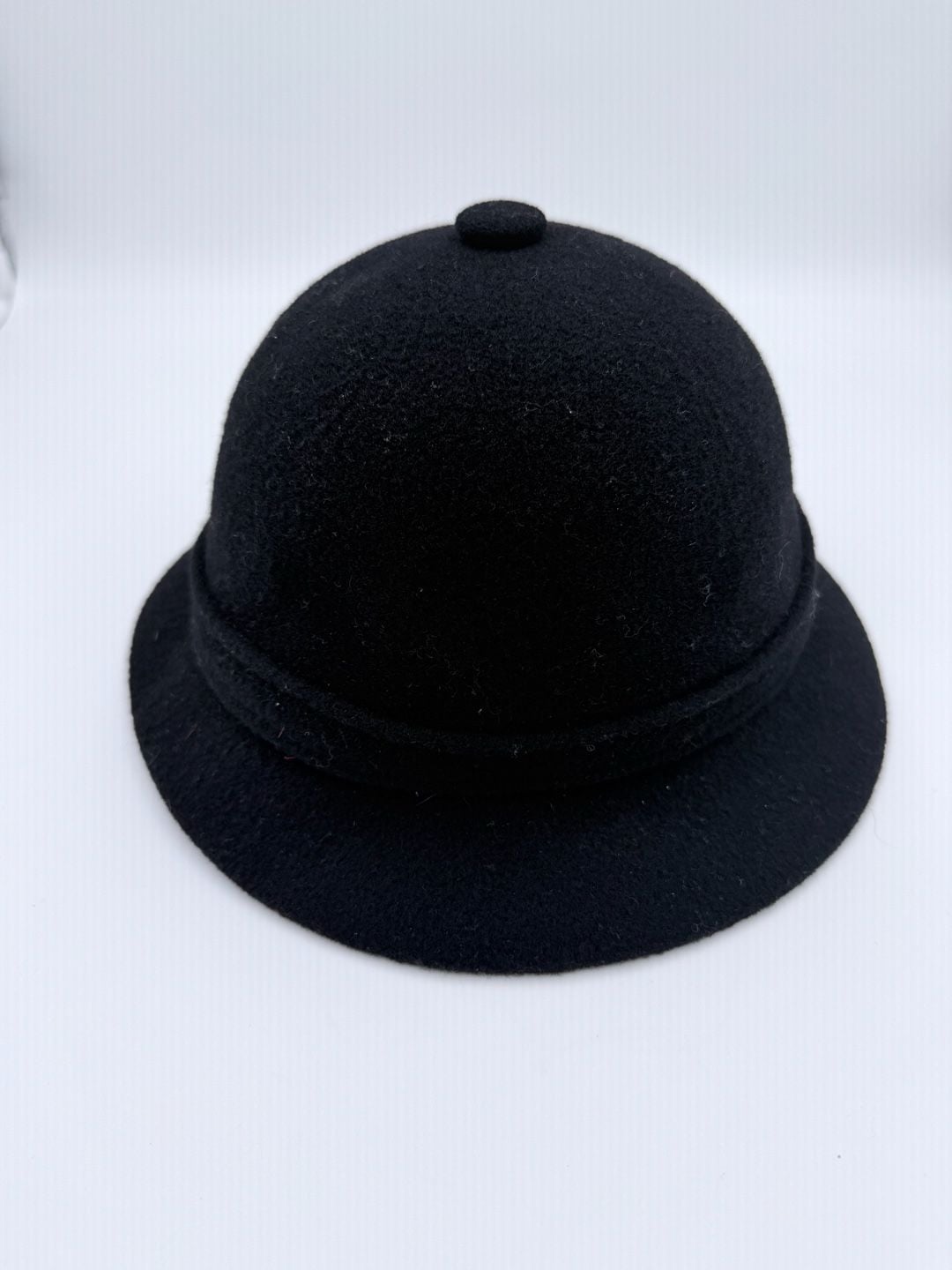 Kangol Wool Felt Bell Hat Black Vintage Made In England 2