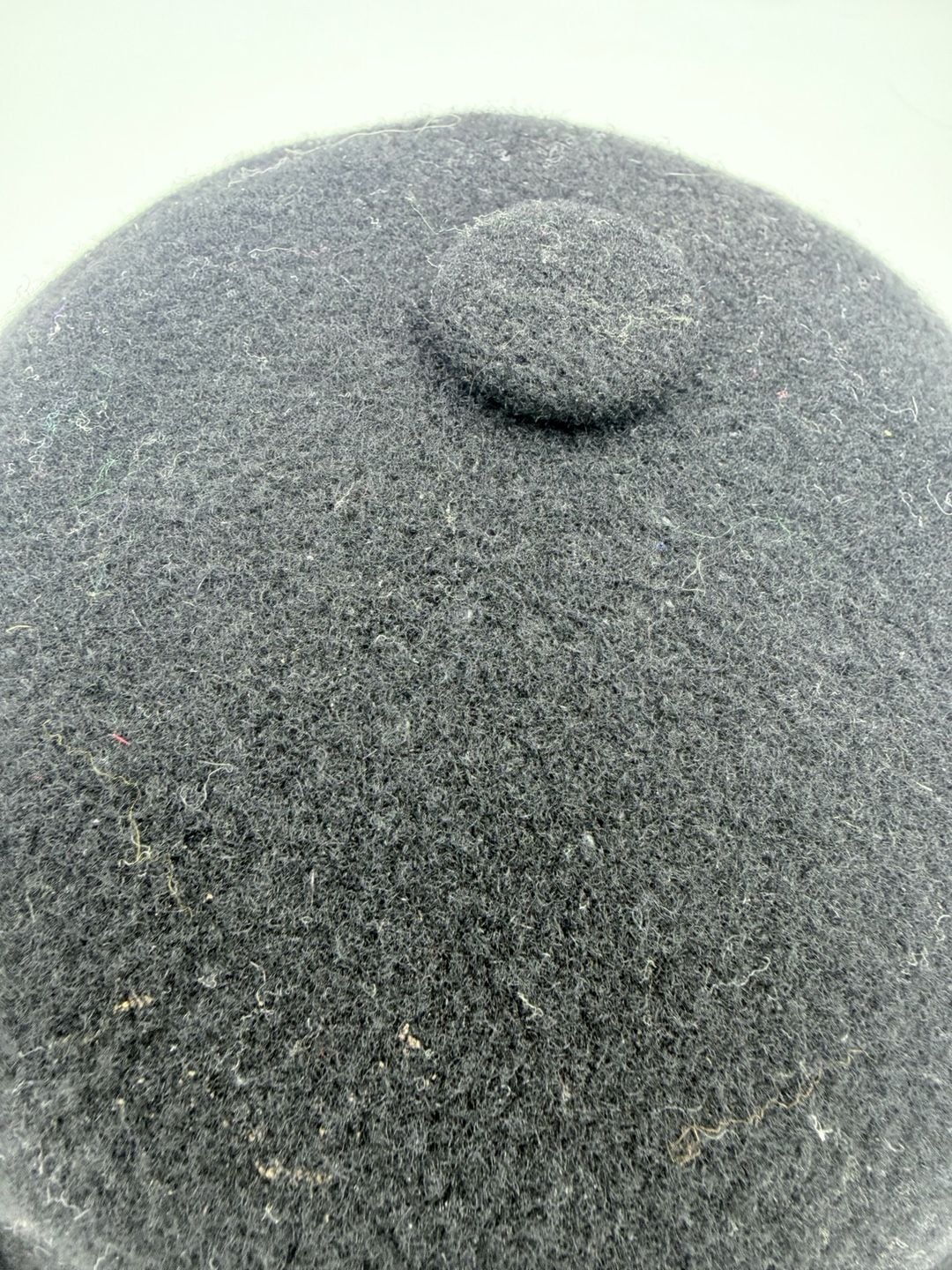 Kangol Wool Felt Bell Hat Black Vintage Made In England 3