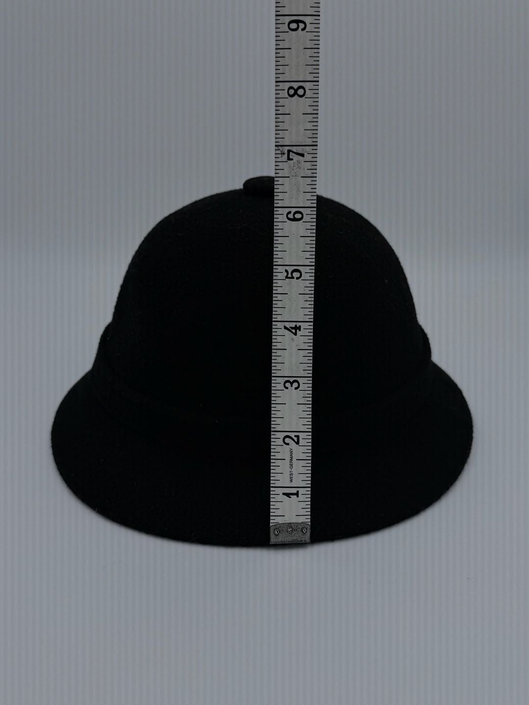 Kangol Wool Felt Bell Hat Black Vintage Made In England 7