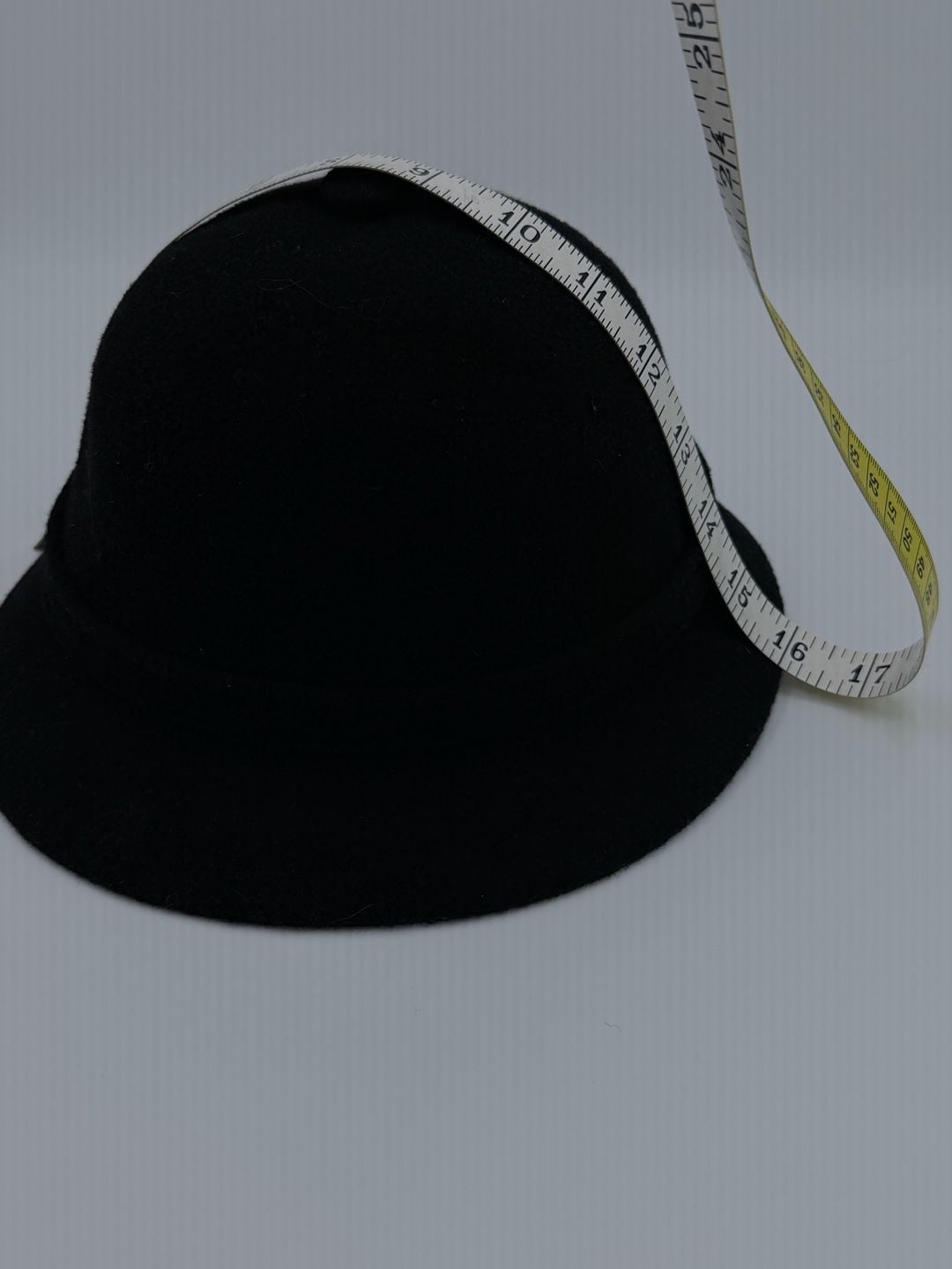 Kangol Wool Felt Bell Hat Black Vintage Made In England 8