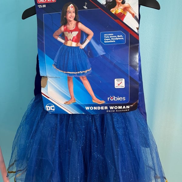 NEW DC Wonder Woman Tutu Dress Halloween Costume 