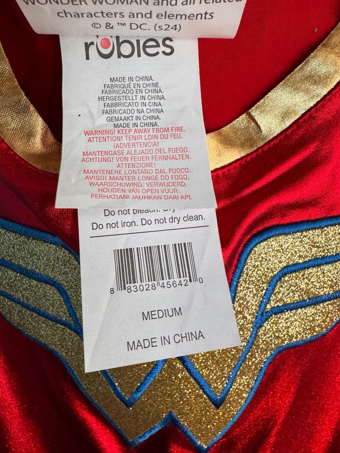 NEW DC Wonder Woman Tutu Dress Halloween Costume 3