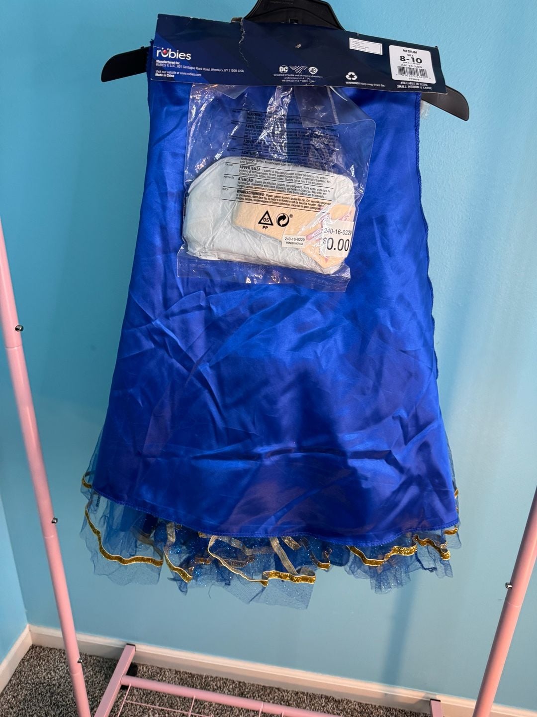 NEW DC Wonder Woman Tutu Dress Halloween Costume 4