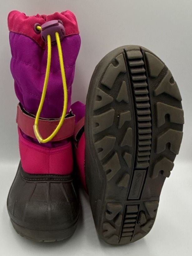 Columbia Snow Boots Pink Purple Waterproof Size 1 Youth
#886 7