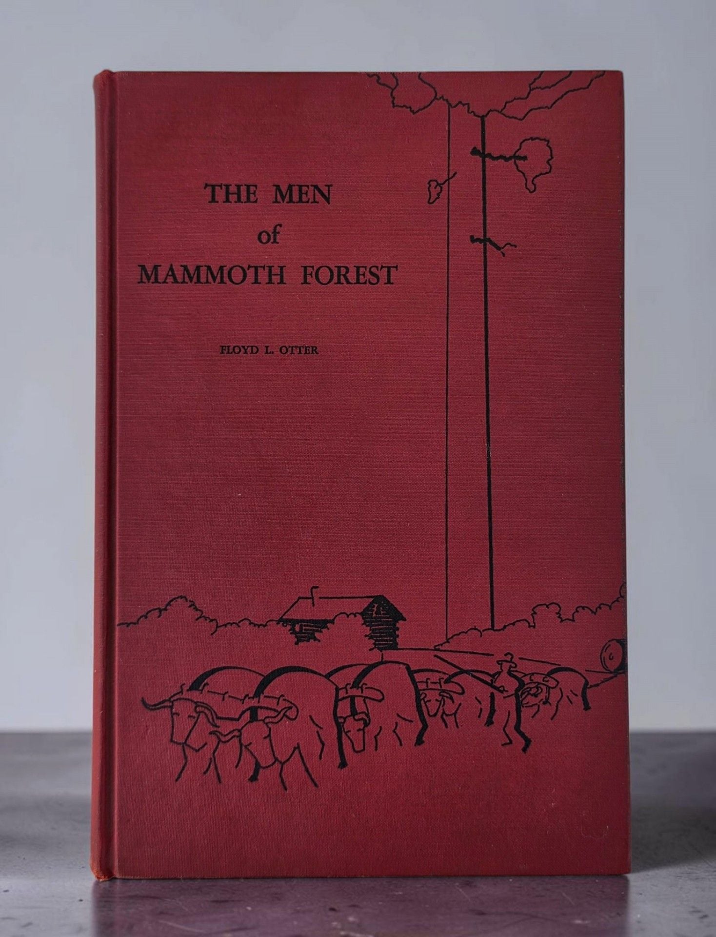1963 Men of Mammoth Forest Floyd L Otter Signed 1st Printing of California history 2