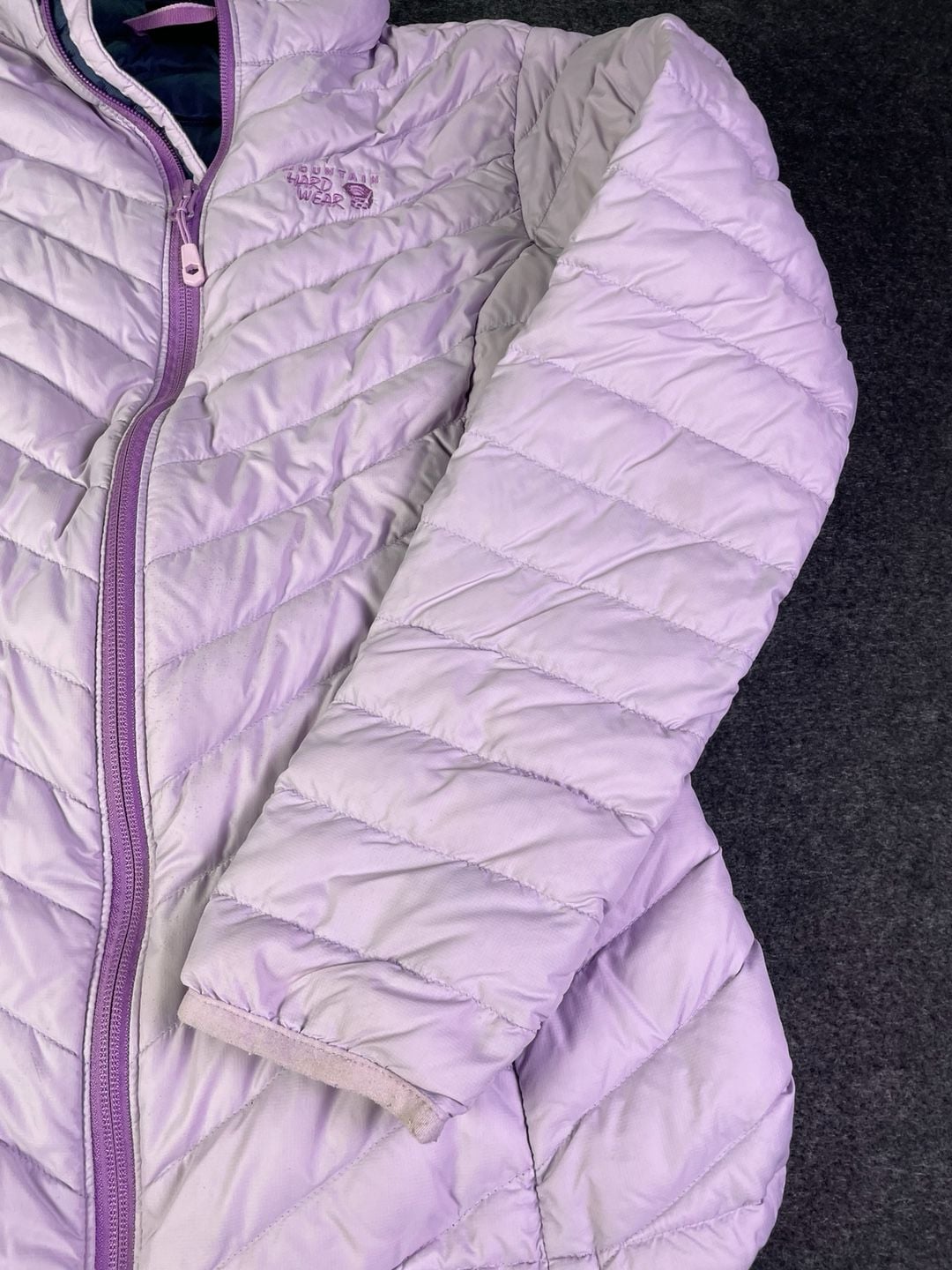 Mountain Hardwear 650 Down Jacket Size S Purple Q.Shield 7