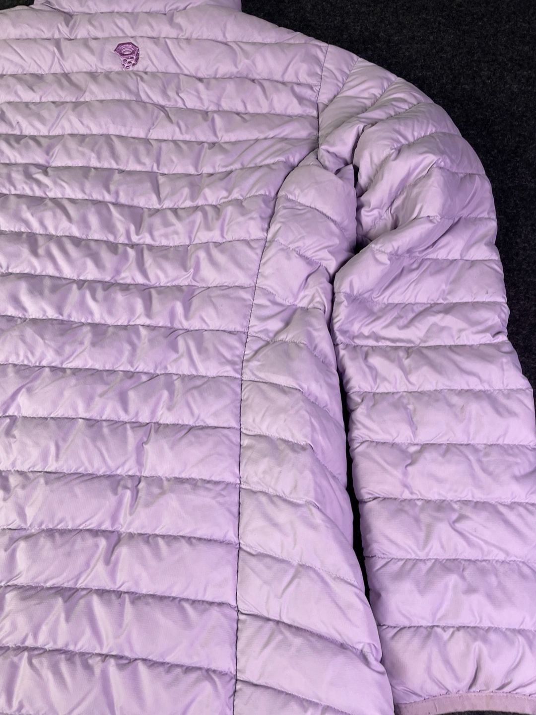 Mountain Hardwear 650 Down Jacket Size S Purple Q.Shield 11