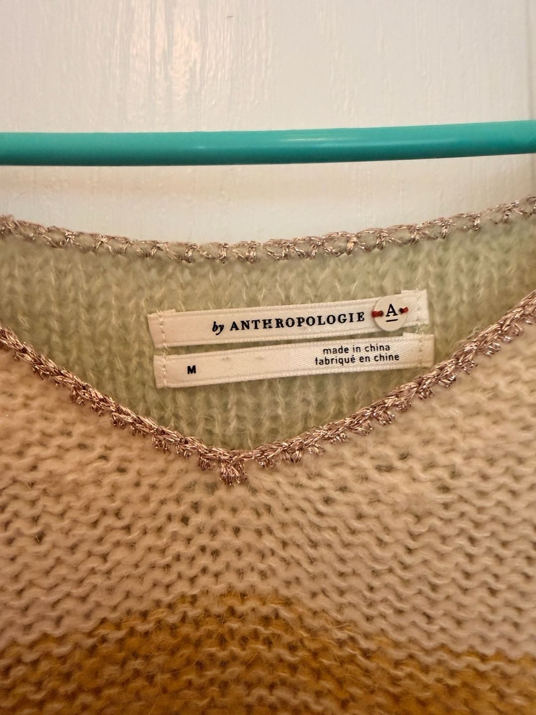 by Anthropologie Striped Sweater Size M Multicolor 4