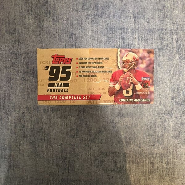 Topps 1995 NFL Football The Complete Set 468 Cards