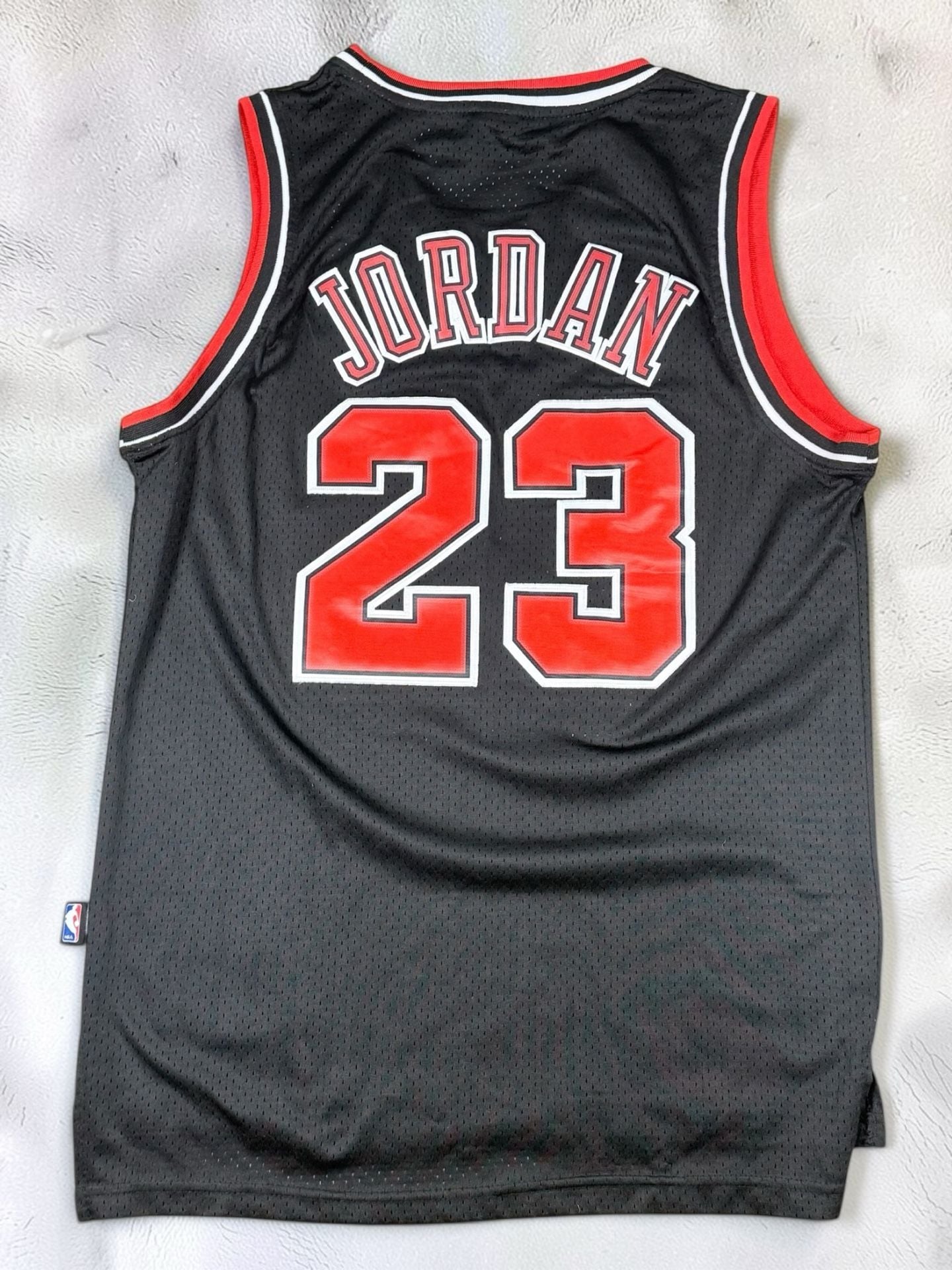 Vintage Nike Chicago Bulls Michael Jordan 23 Jersey Size M Black Basketball 7