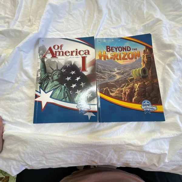 Abeka Reading Program Of America I And Beyond The Horizon Books