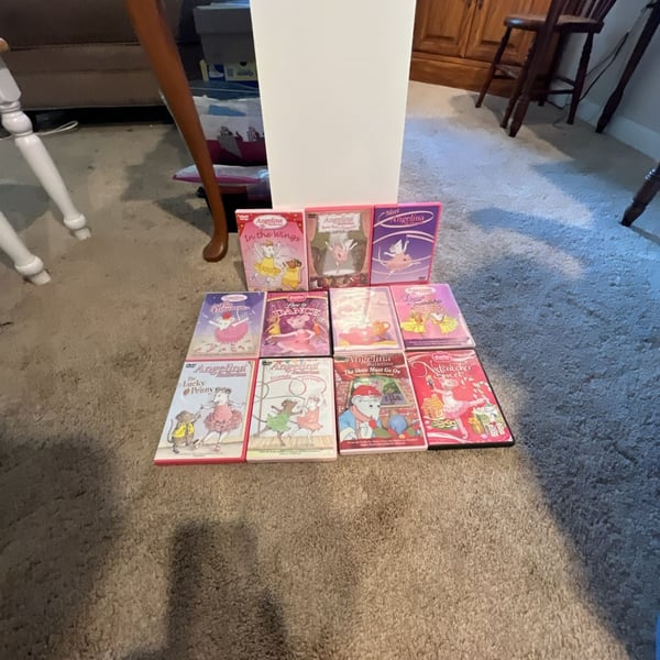 Angelina Ballerina DVD Lot of 10 Childrens Animation Movies