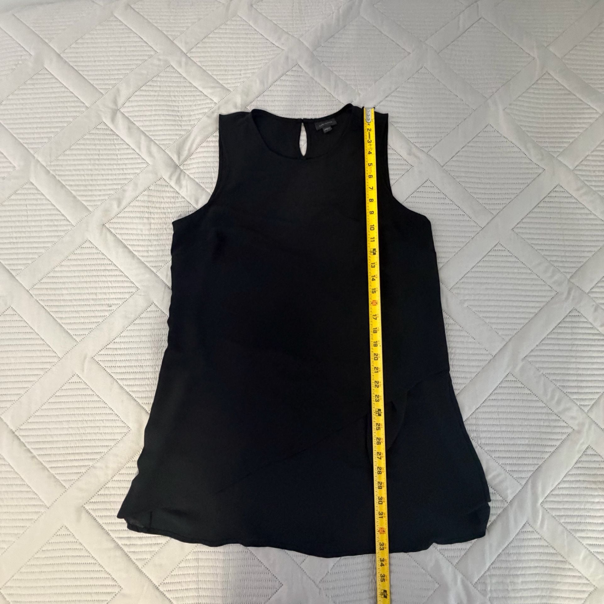 J.Jill Wearever Collection Tank Top Size L Black Asymmetrical 5