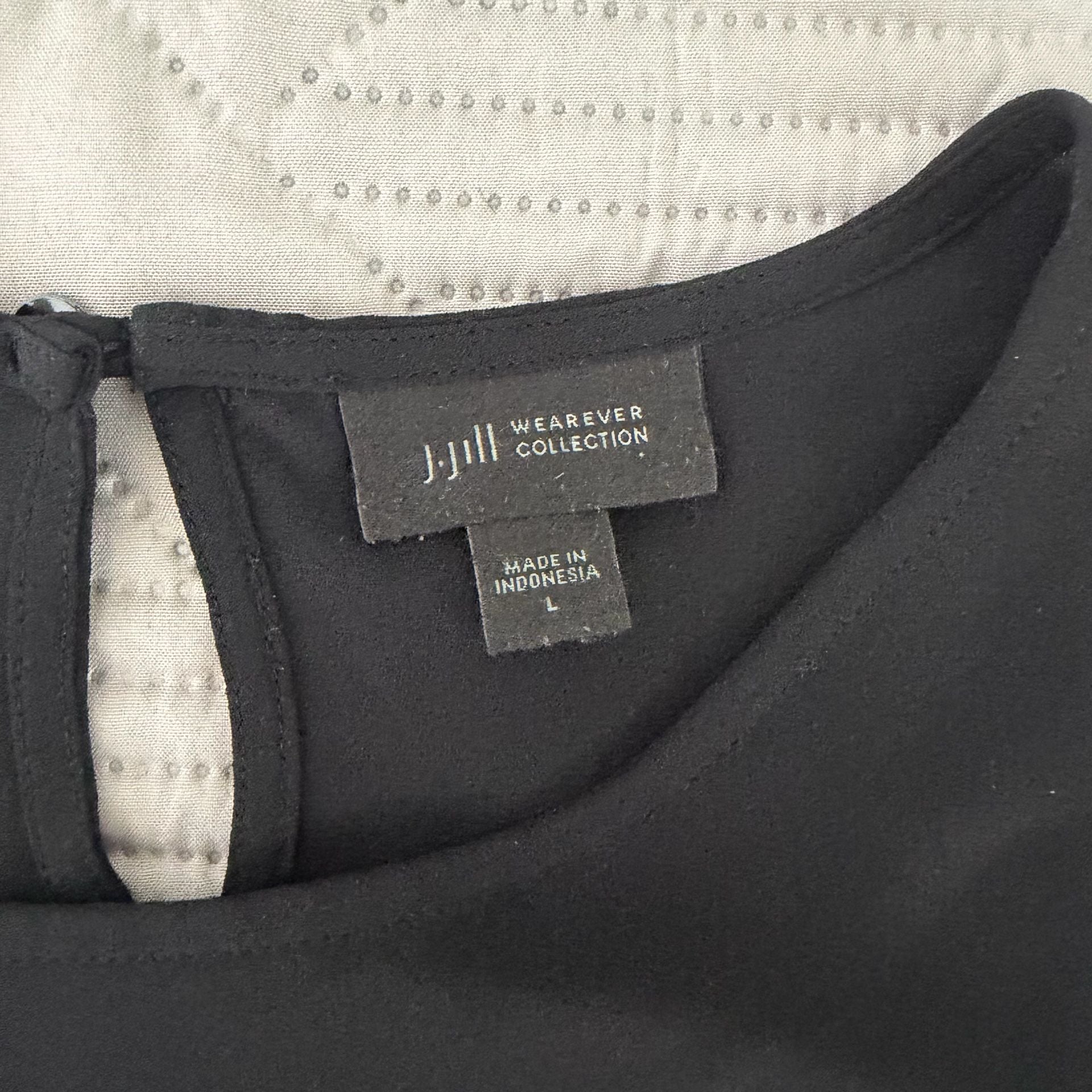 J.Jill Wearever Collection Tank Top Size L Black Asymmetrical 6