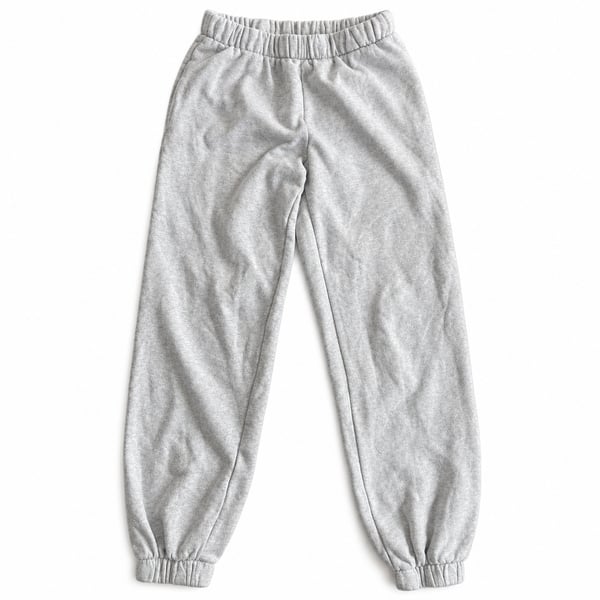 Brandy Melville Rosa Sweatpants Light Heather Grey Fleece Joggers