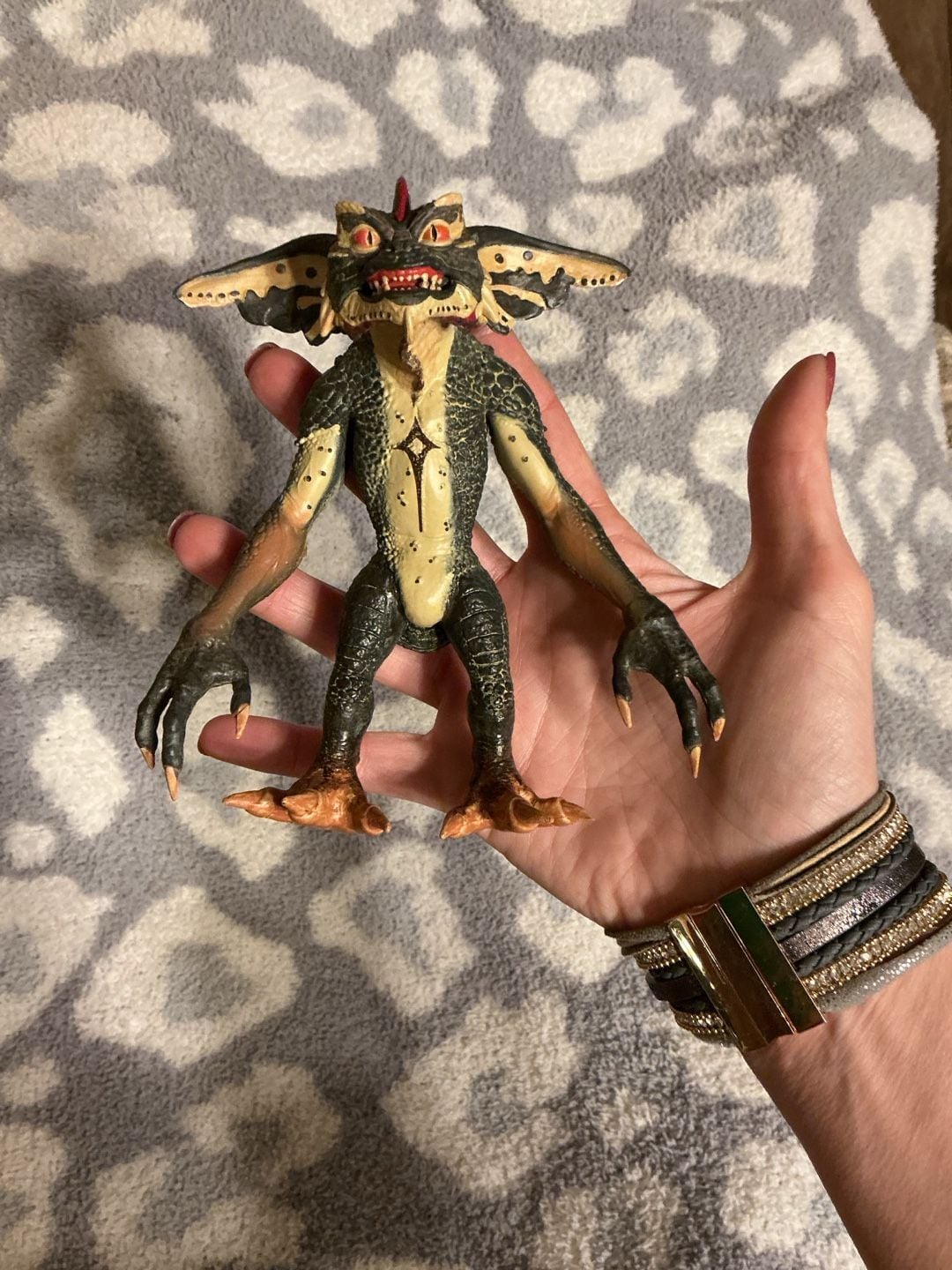 The Noble Collection Gremlins 2 Mohawk Bendy Figure Collectible Toy 2