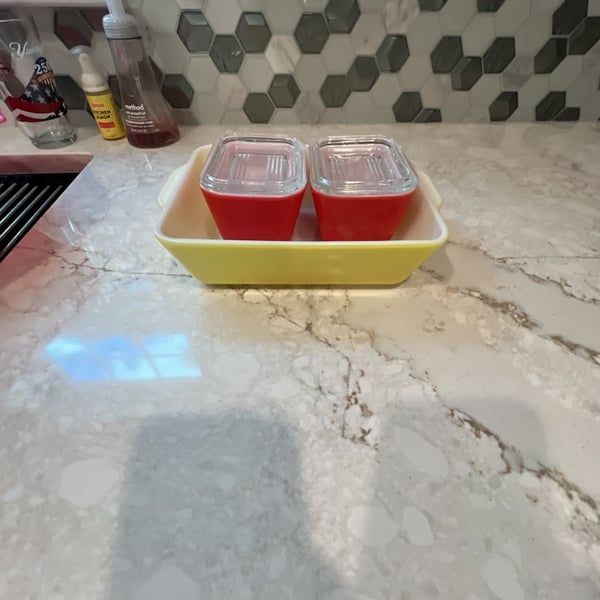 Pyrex Refrigerator Dish Set 3-Piece Primary Colors