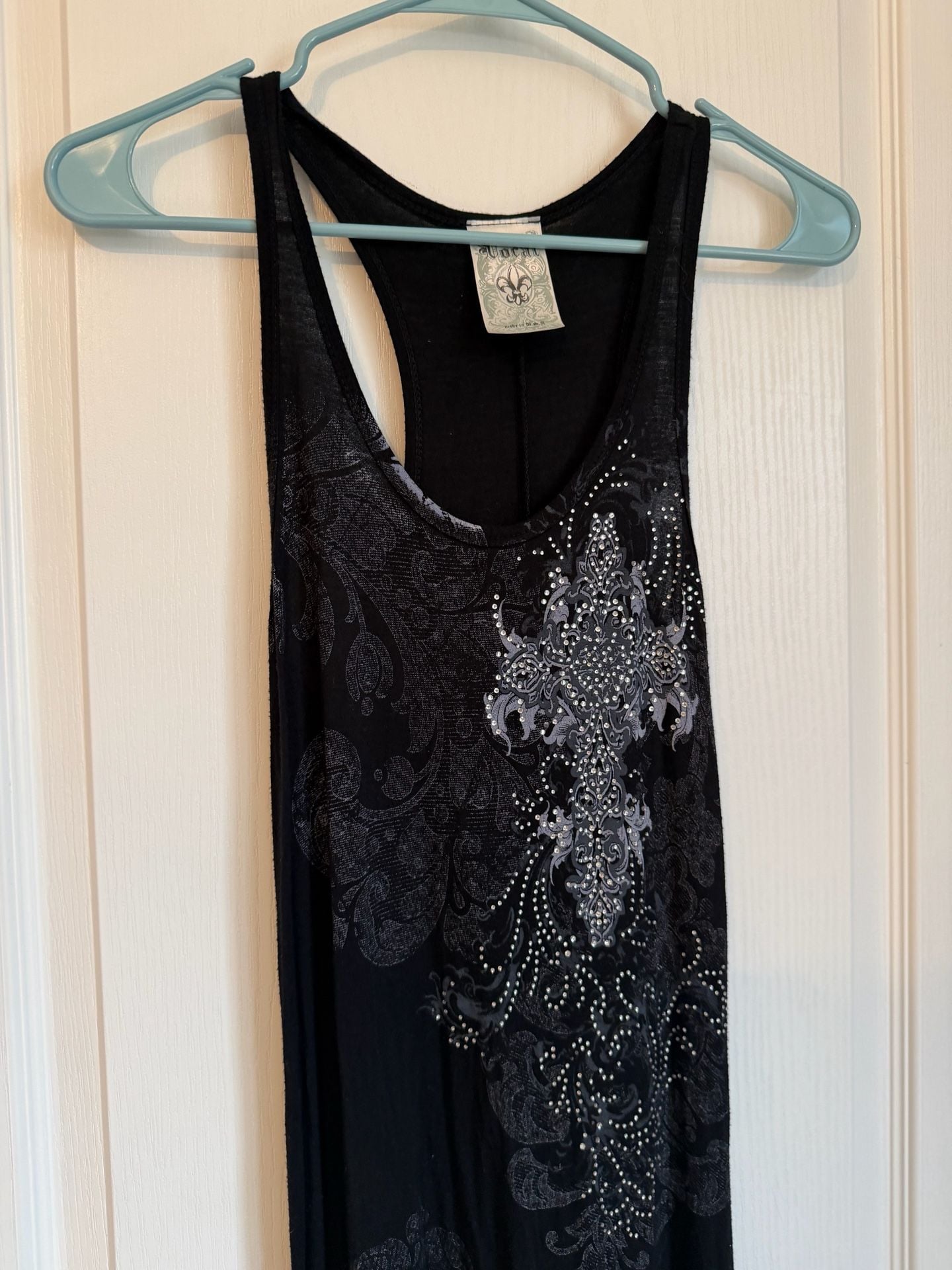 Vocal Maxi Dress Black Tie Dye 4
