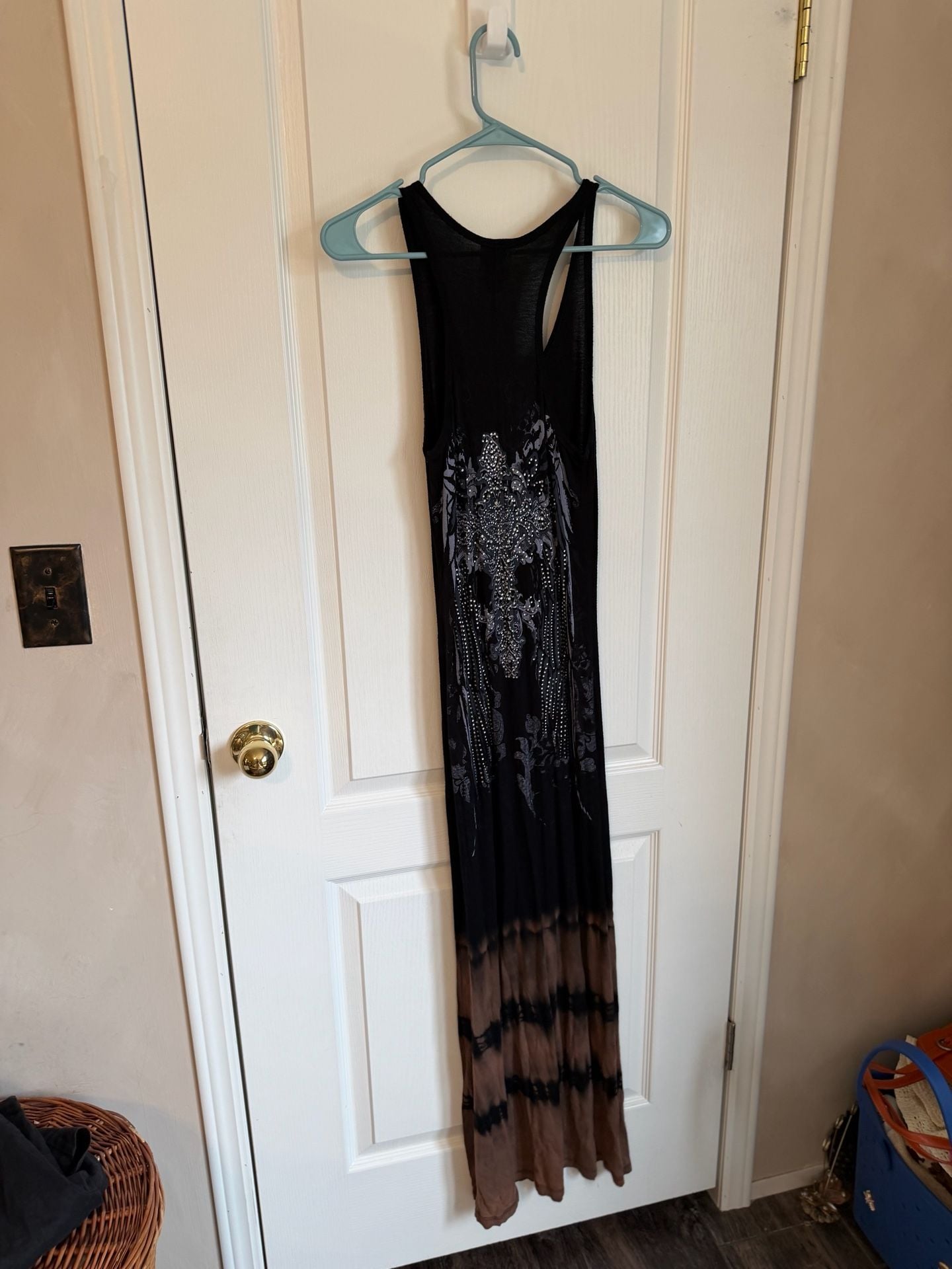 Vocal Maxi Dress Black Tie Dye 8