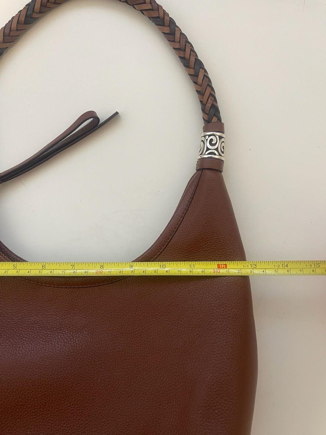 Brighton Shelby Brown Leather Shoulder Bag 8