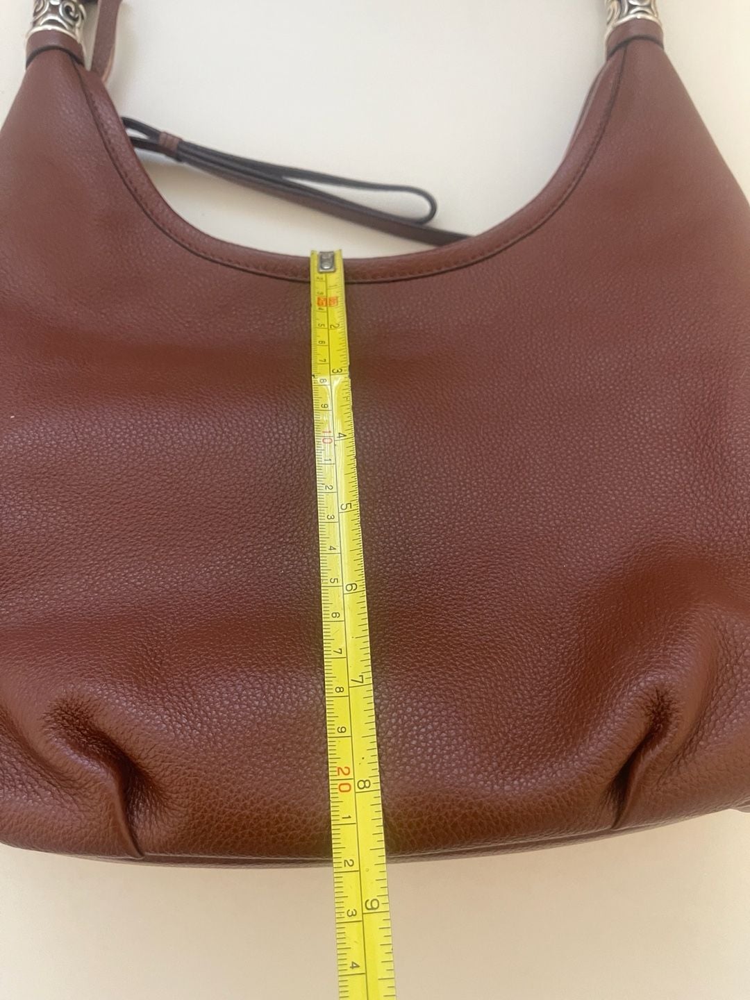 Brighton Shelby Brown Leather Shoulder Bag 9