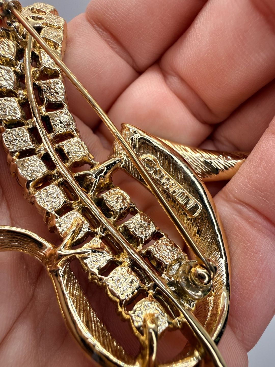 Sarah Coventry Radiance Corn Husk Wheat Brooch Pin 5