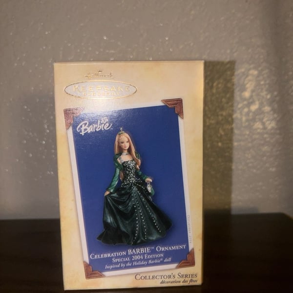 Hallmark Celebration Barbie Ornament 2004