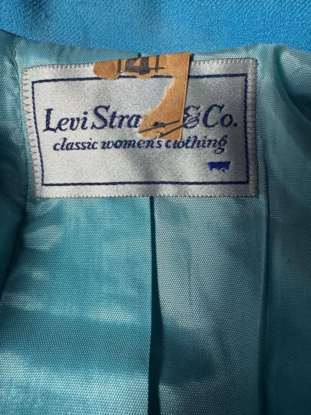 Vintage Levi Strauss & Co. Blazer Size 14 Blue 2