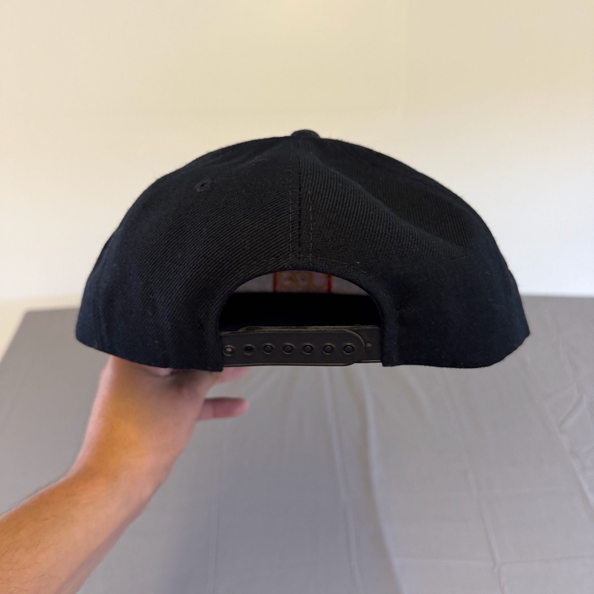 Vintage Tecos football team Logo Snapback Hat One Size Black Green Undervisor 4