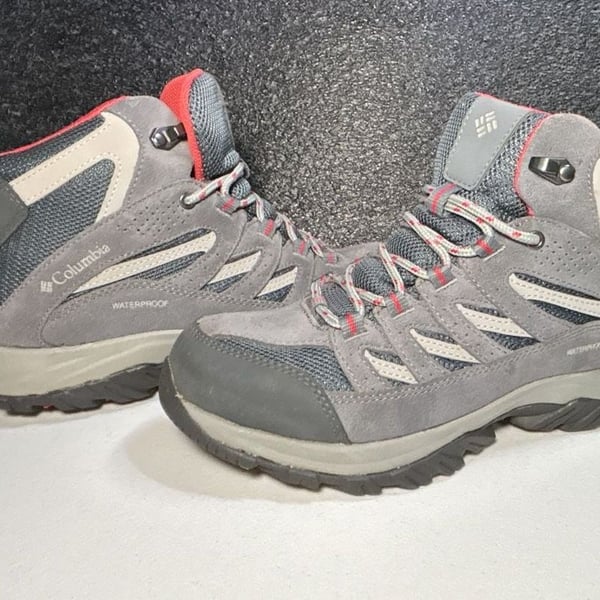 Columbia Crestwood Mid Waterproof Hiking Boots Grey