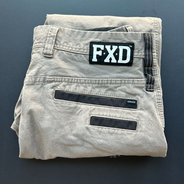 Fxd WP3 Work Pants 32W x 30L Khaki Stretch Cargo