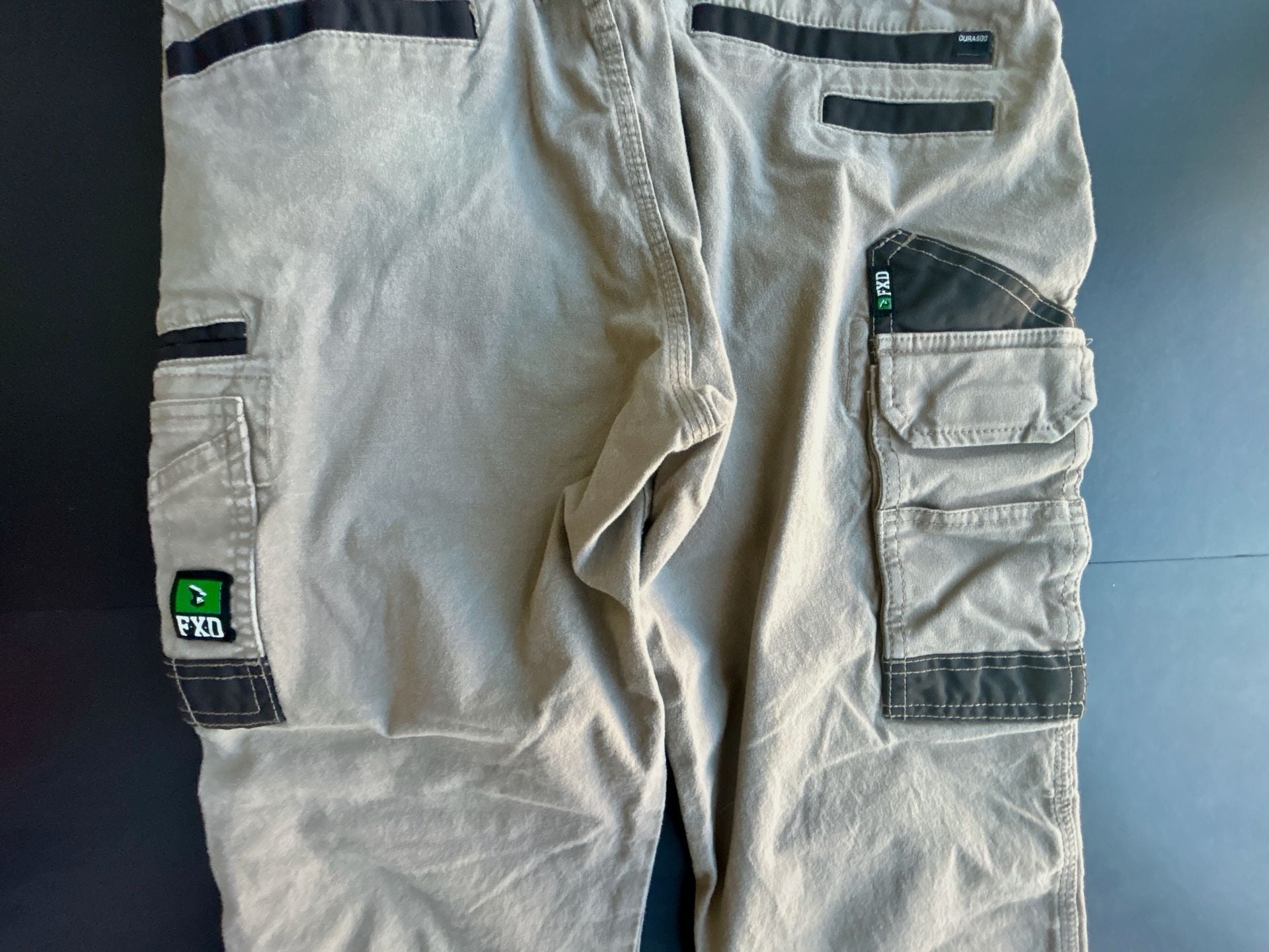 Fxd WP3 Work Pants 32W x 30L Khaki Stretch Cargo 7