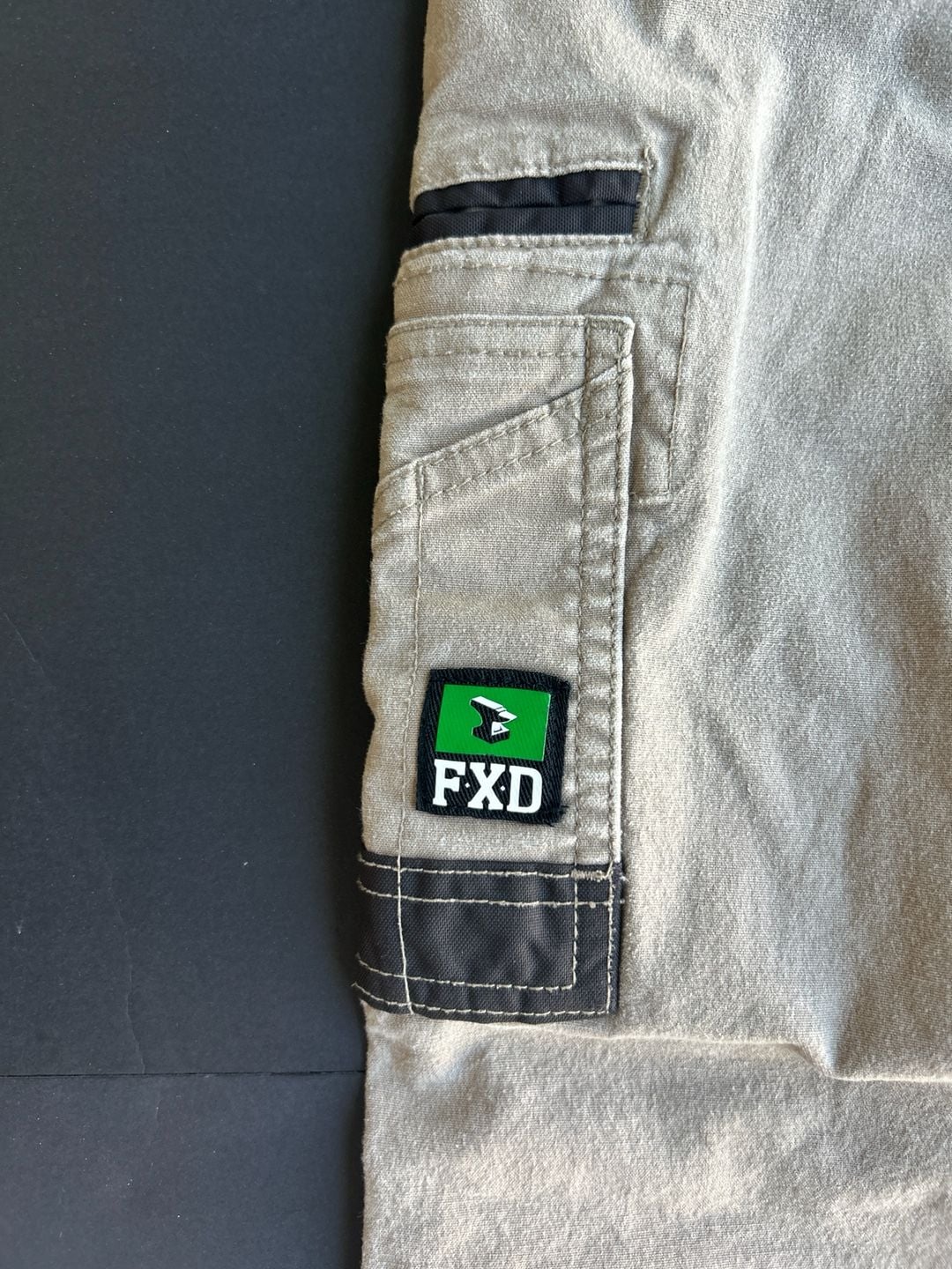 Fxd WP3 Work Pants 32W x 30L Khaki Stretch Cargo 9