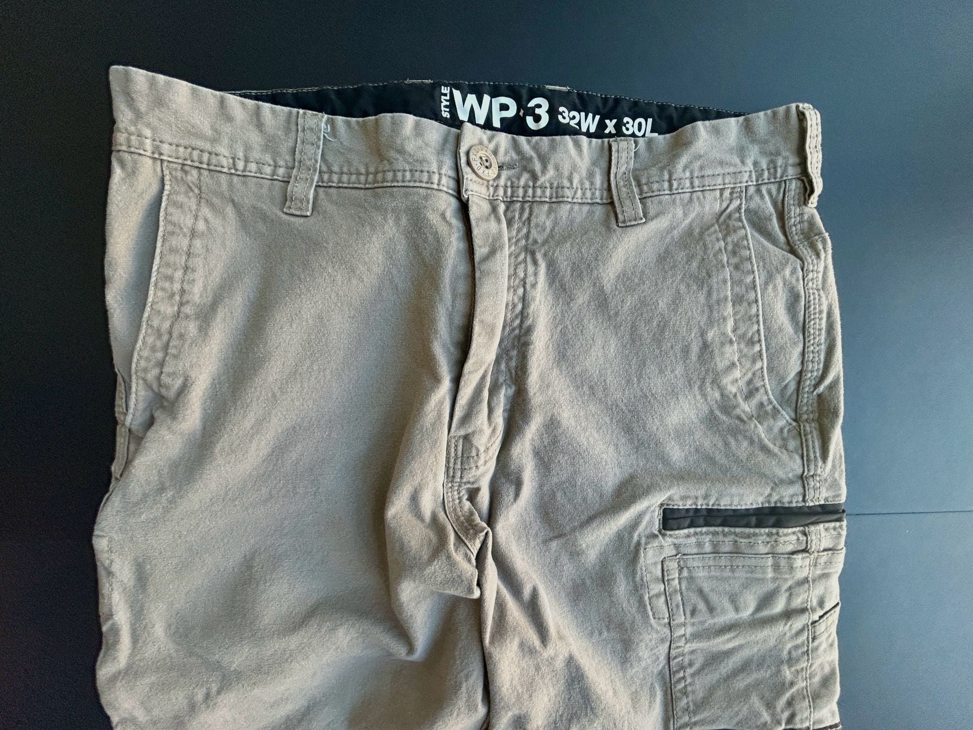 Fxd WP3 Work Pants 32W x 30L Khaki Stretch Cargo 12