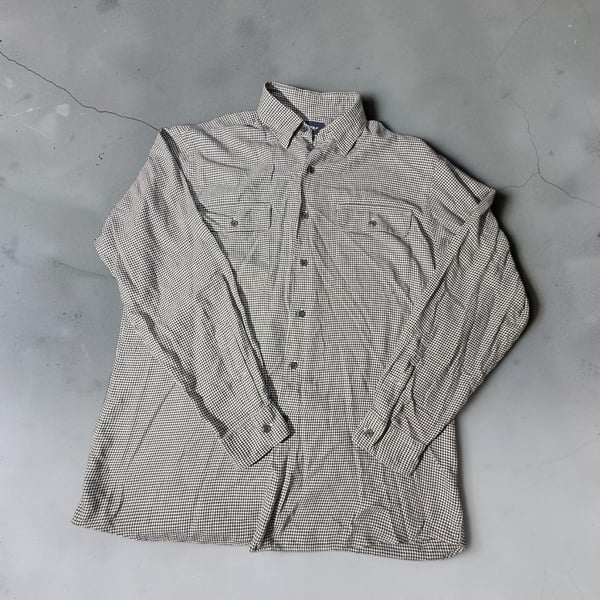 Polo Golf Ralph Lauren Benford Size M Houndstooth Long Sleeve Shirt
