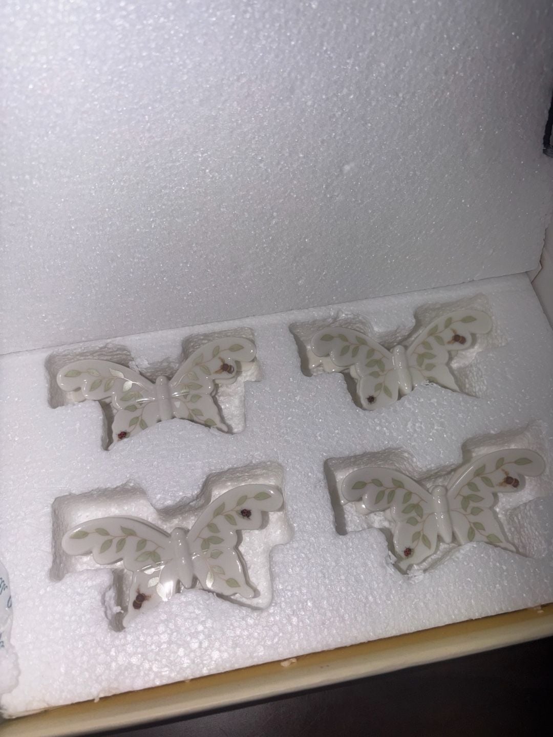 Lenox Butterfly Meadow Place Card Holders Set of 8 2