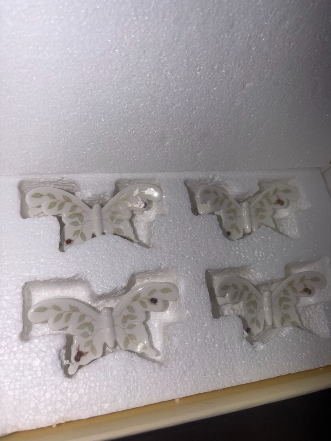 Lenox Butterfly Meadow Place Card Holders Set of 8 3