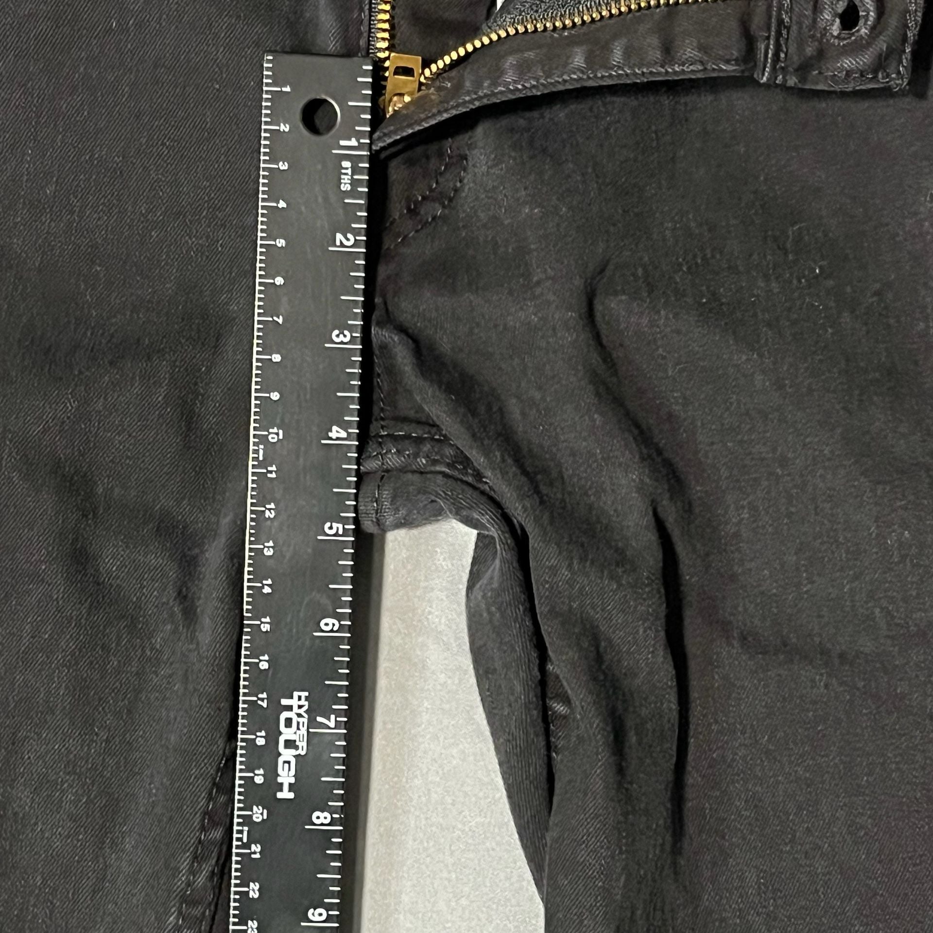 Levi's 514 Slim Straight Jeans Size 29x30 Black Denim 9