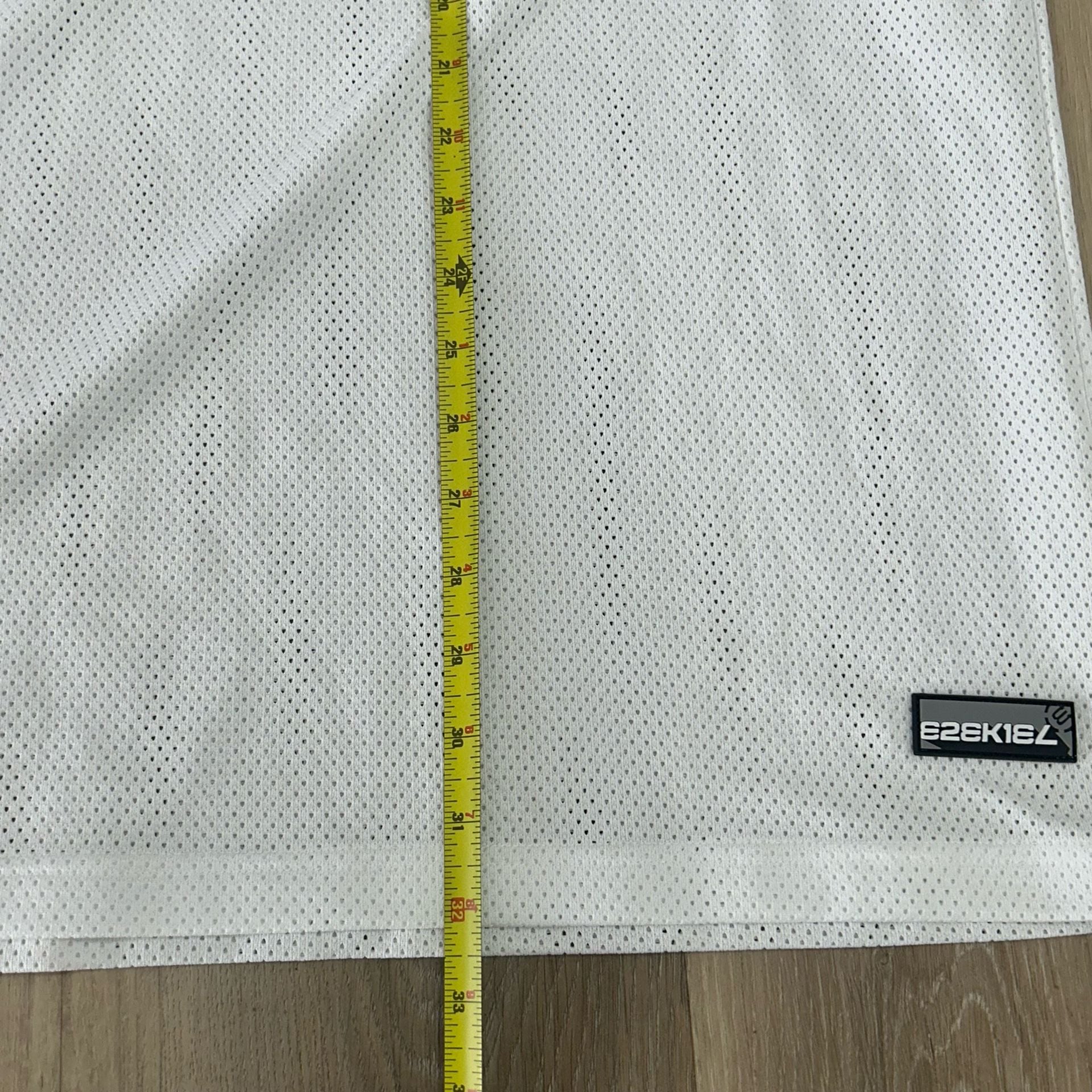Ezekiel Basketball Jersey Size XL White Green Yellow Mesh 03 7